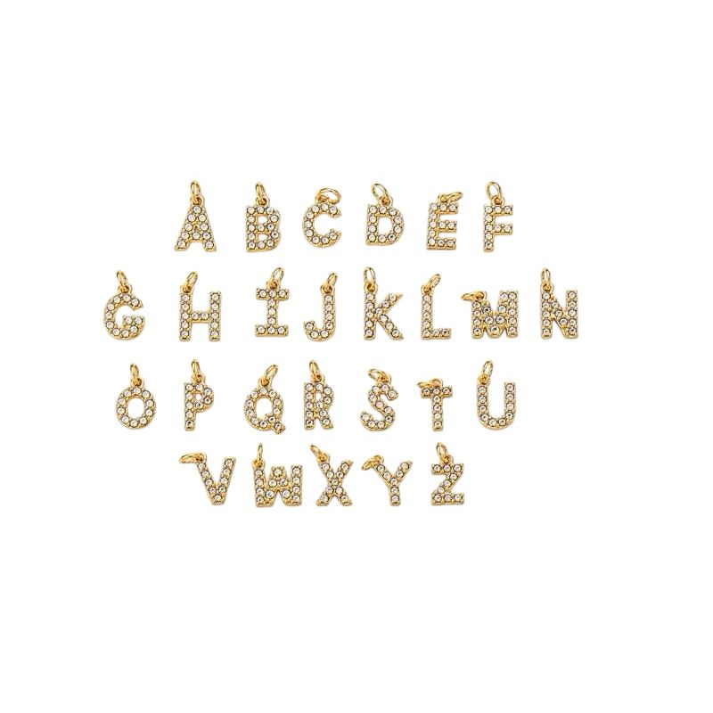 Mienna Initial Charm - Elegant Personalised Initial Charm for Accessories and Gifts - Mienna cosmetics Ltd