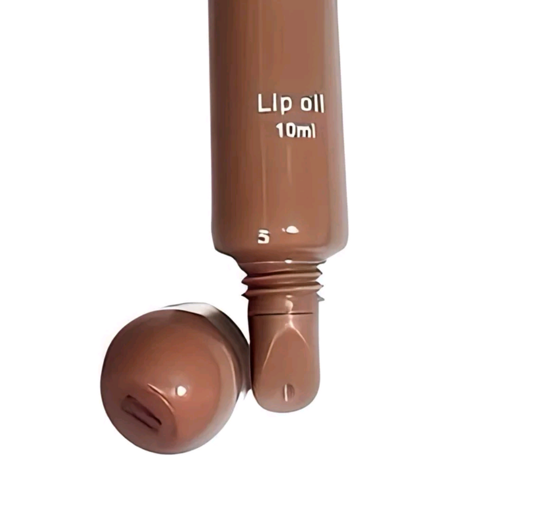 Mienna Cosmetics Glow ‘N’ Go Clear Lip Oil - 10ml Hydrating Skincare Comfort Lipstick Makeup Lipgloss Tinted Hydrate Moisturizer