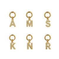 Mienna Initial Charm - Elegant Personalised Initial Charm for Accessories and Gifts