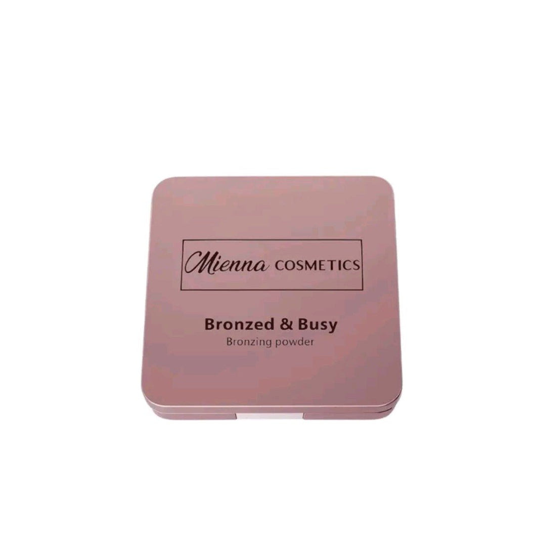Mienna Bronzed & Busy Bronzing Powder Bronzer - Mienna cosmetics Ltd