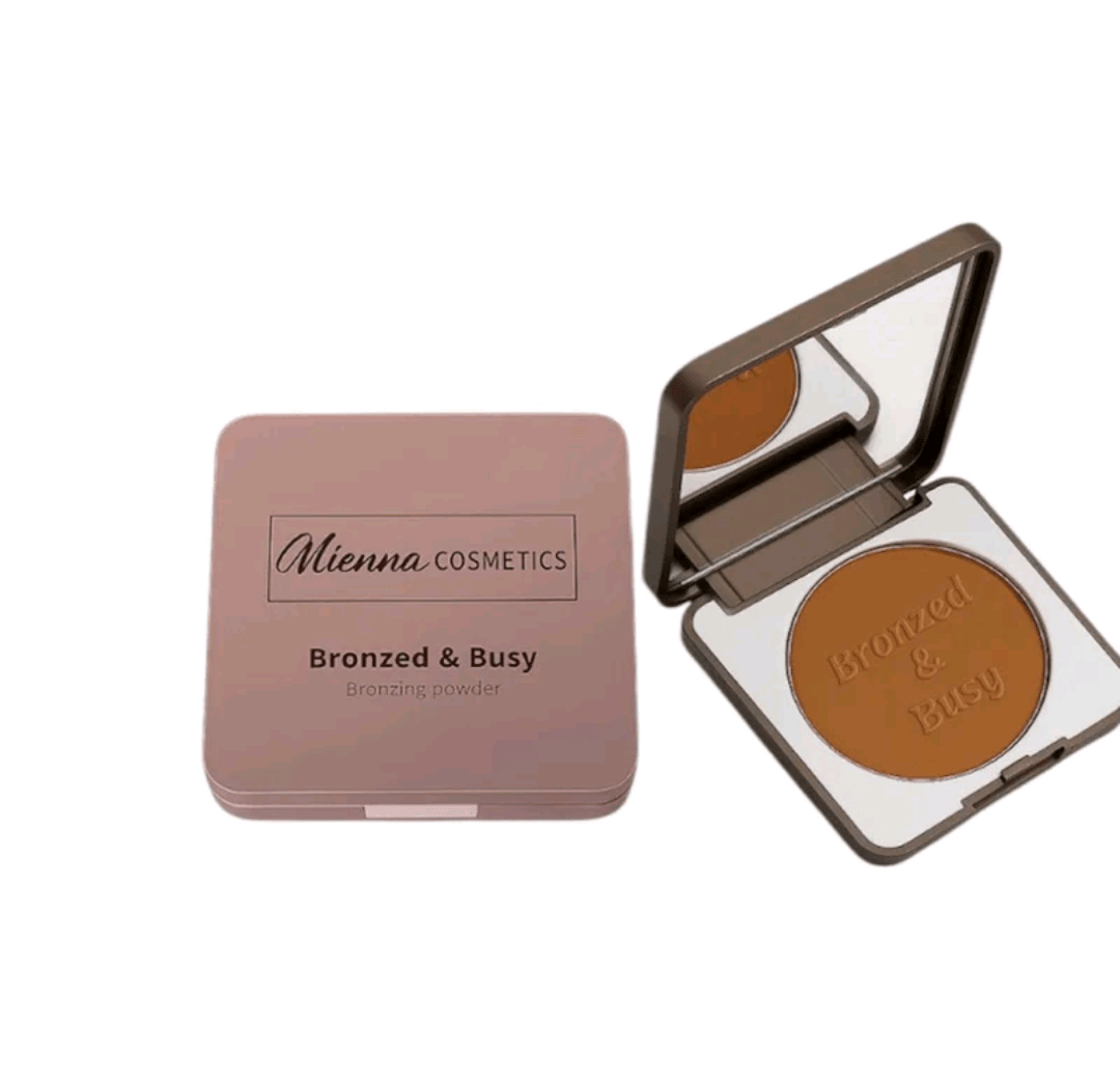 Mienna Bronzed & Busy Bronzing Powder Bronzer - Mienna cosmetics Ltd