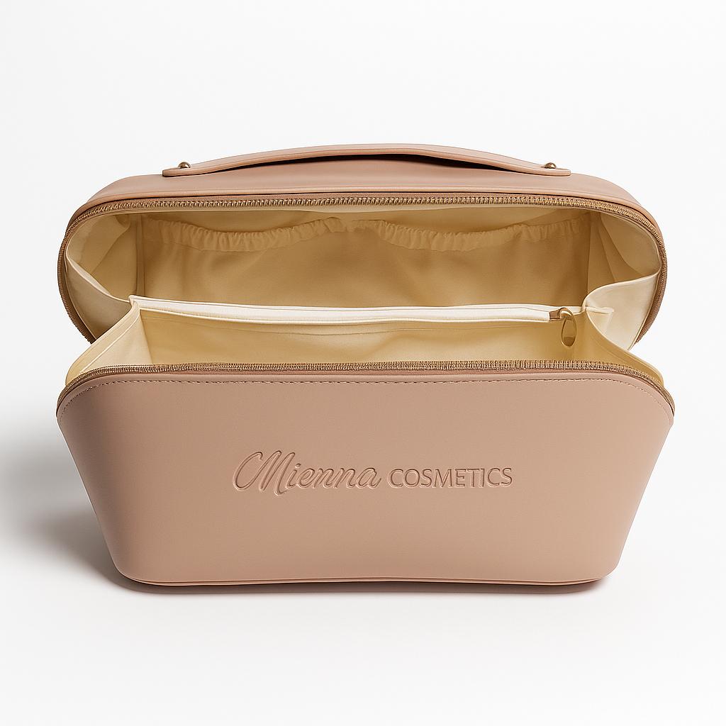 Mienna Cosmetics Core Makeup Bag Large Capacity Travel Cosmetics Bag Makeup Organiser - Mienna cosmetics Ltd