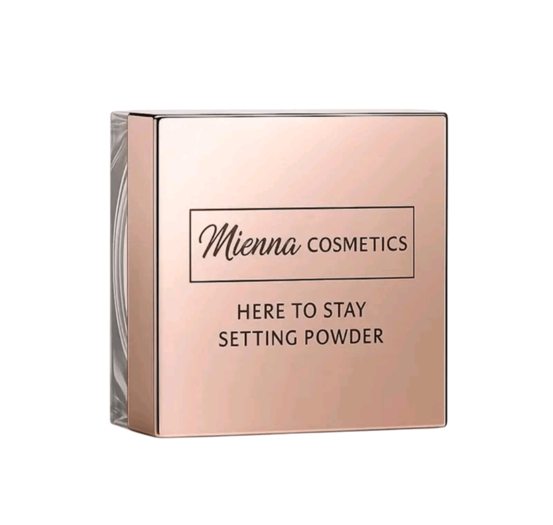 Mienna Cosmetics HERE TO STAY Talc - Free Loose Setting Powder Weightless Blurring Mattifying - Mienna cosmetics Ltd