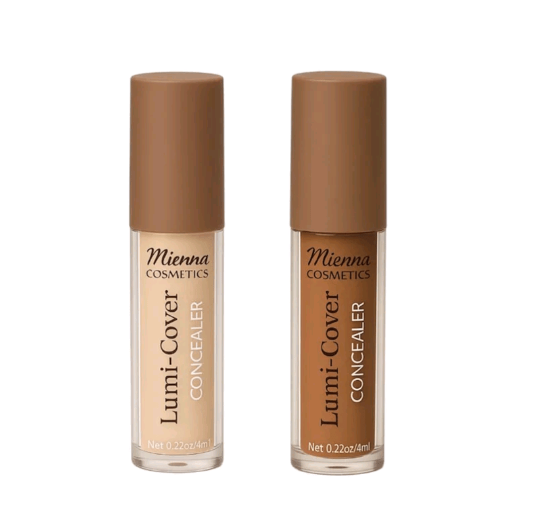 Mienna Cosmetics Lumi - Cover Concealer Medium To Full Coverage Lightweight Long Lasting Makeup Conceal, Brighten, Contour