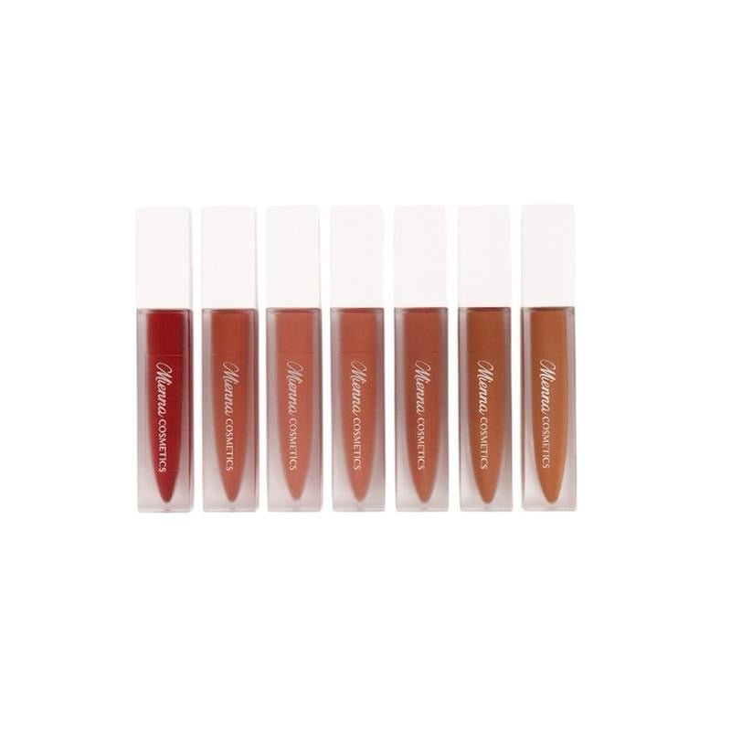 Mienna Cosmetics Matte Liquid Lipstick Long Lasting Lipstick No - Budge Matte Longwear Transfer Proof Makeup