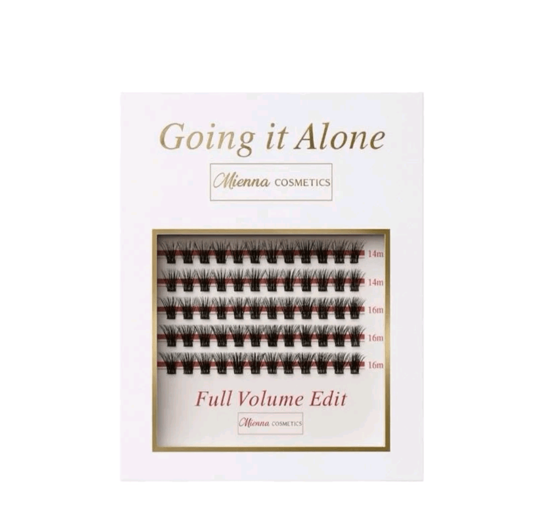 Mienna - Going it Alone Cluster Refills 96 Cluster - Eyelashes Makeup Pack Cosmetic - Mienna cosmetics Ltd
