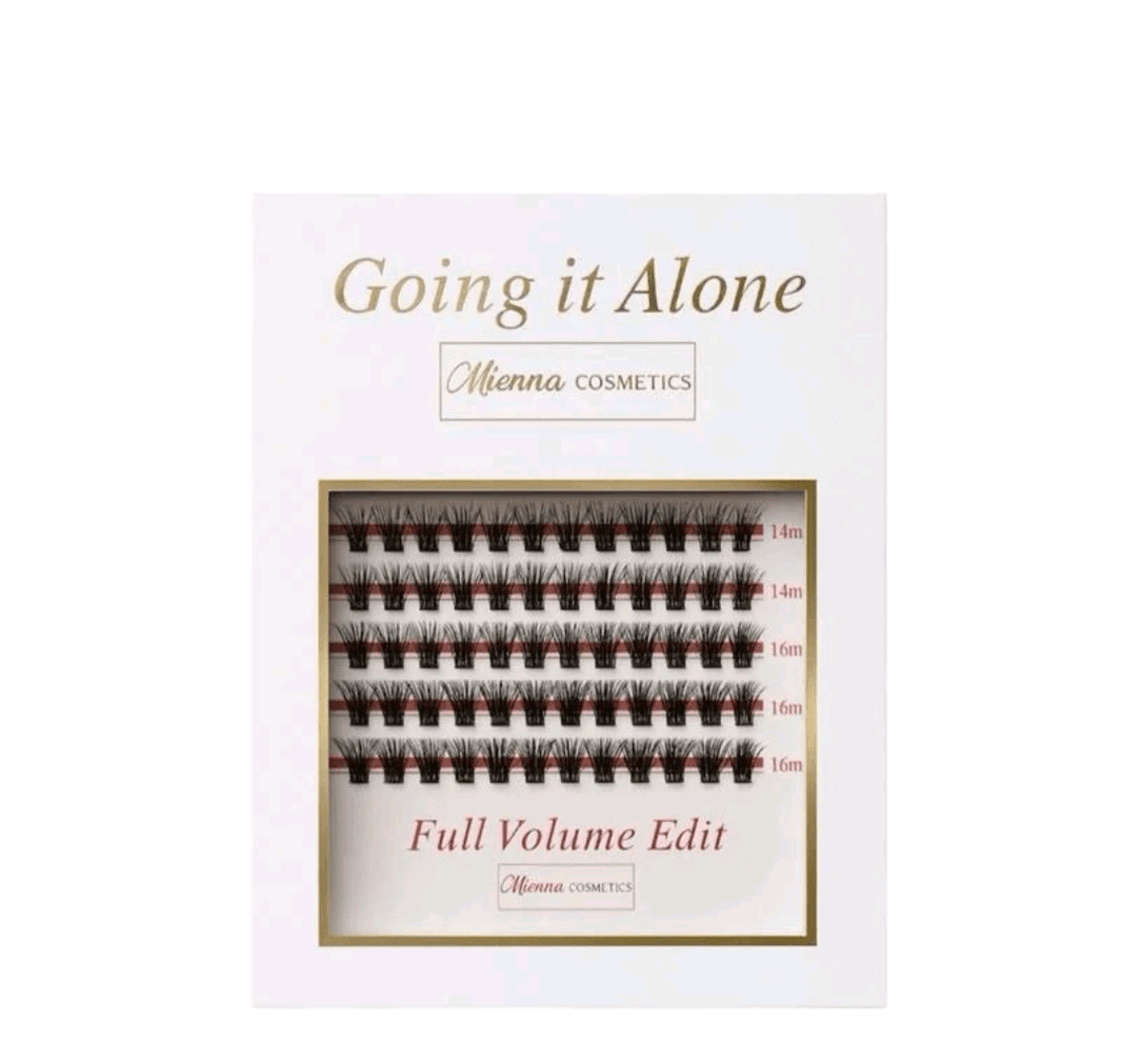Mienna - Going it Alone Cluster Refills 96 Cluster - Eyelashes Makeup Pack Cosmetic - Mienna cosmetics Ltd