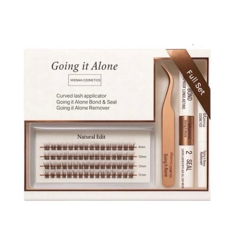 Mienna - Going It Alone Full Set Clusters Lash Kit Eyelashes Cosmetic Makeup - Mienna cosmetics Ltd