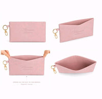 Mienna Icon Pouch - Smooth Faux Leather Storage for Makeup & Skincare - Chic & Functional Everyday Essential with Gold Clasp Detail - Mienna cosmetics Ltd